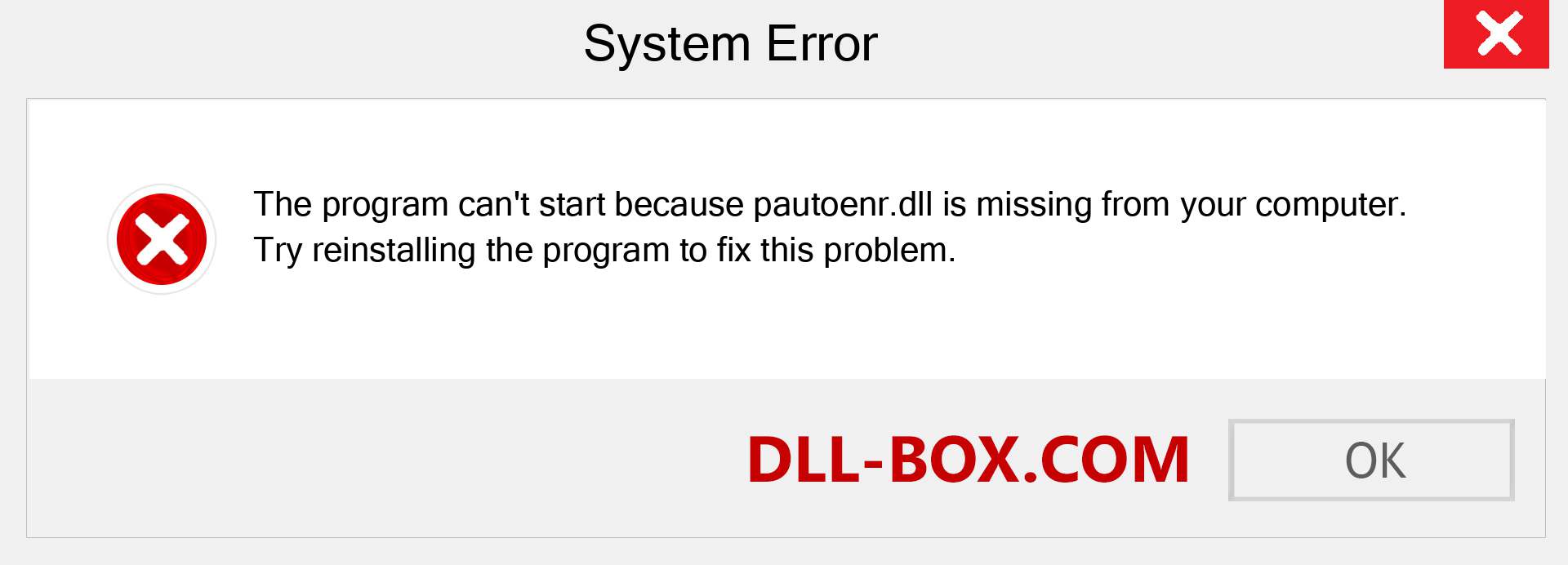  pautoenr.dll file is missing?. Download for Windows 7, 8, 10 - Fix  pautoenr dll Missing Error on Windows, photos, images
